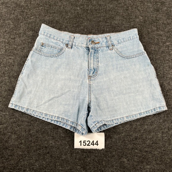 SO Pants - SO... So Real So Right Mom Shorts Womens 9 Blue Denim Cotton 5-Pockets Outdoor